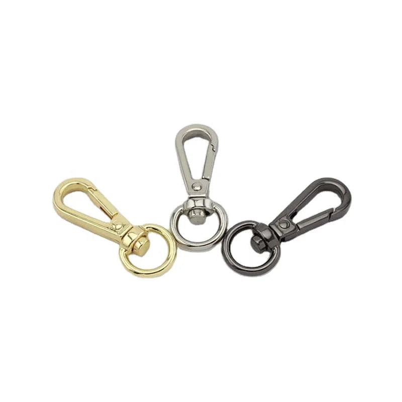 Nolvo World 41*11mm 3/8" Small Size Multiple Colour Round Head Dog Buckle Snap Hook Key Chain Bag Accessories