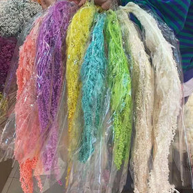 M035 Natural Flower Floral Dried Plants Arrangements Preserved Hanging Amaranthus Flower Wedding Home Decor