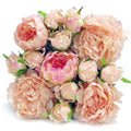 2026 Hot Sale Decorative 25*25cm Fake Flowers for Wedding