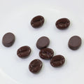 3D Coffee Bean Mini Resin Cabochon DIY Craft Decor Cafe Artificial Decoration Slime Fillers Toys for Kids