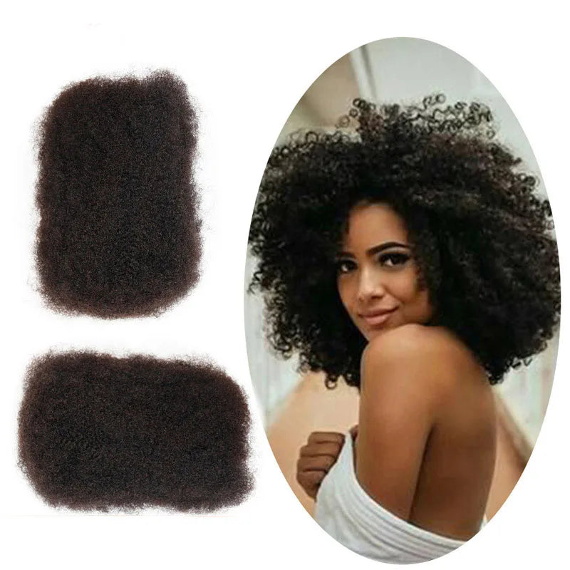 Brazilian Remy Hair Afro Kinky Curly Bulk Human for Braiding Dreadlocks Crochet Braid Hair 10-22" Human Hair Extensions
