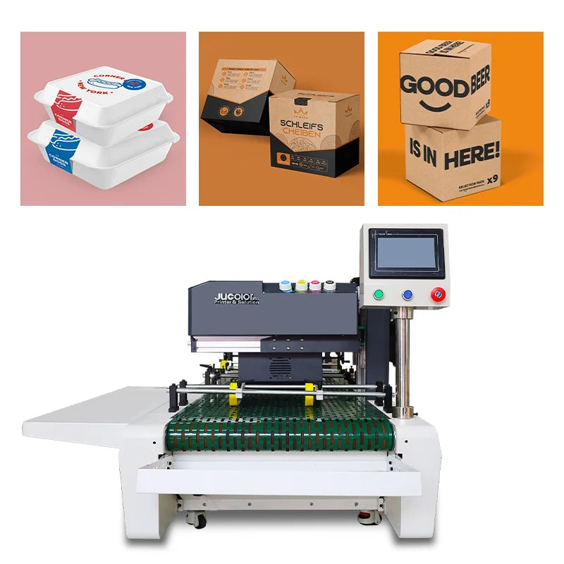 Jucolor CJ-SP600 Single Pass Inkjet Printer High-Speed 20-40m/min CMYK Color for Paper Packaging Printing