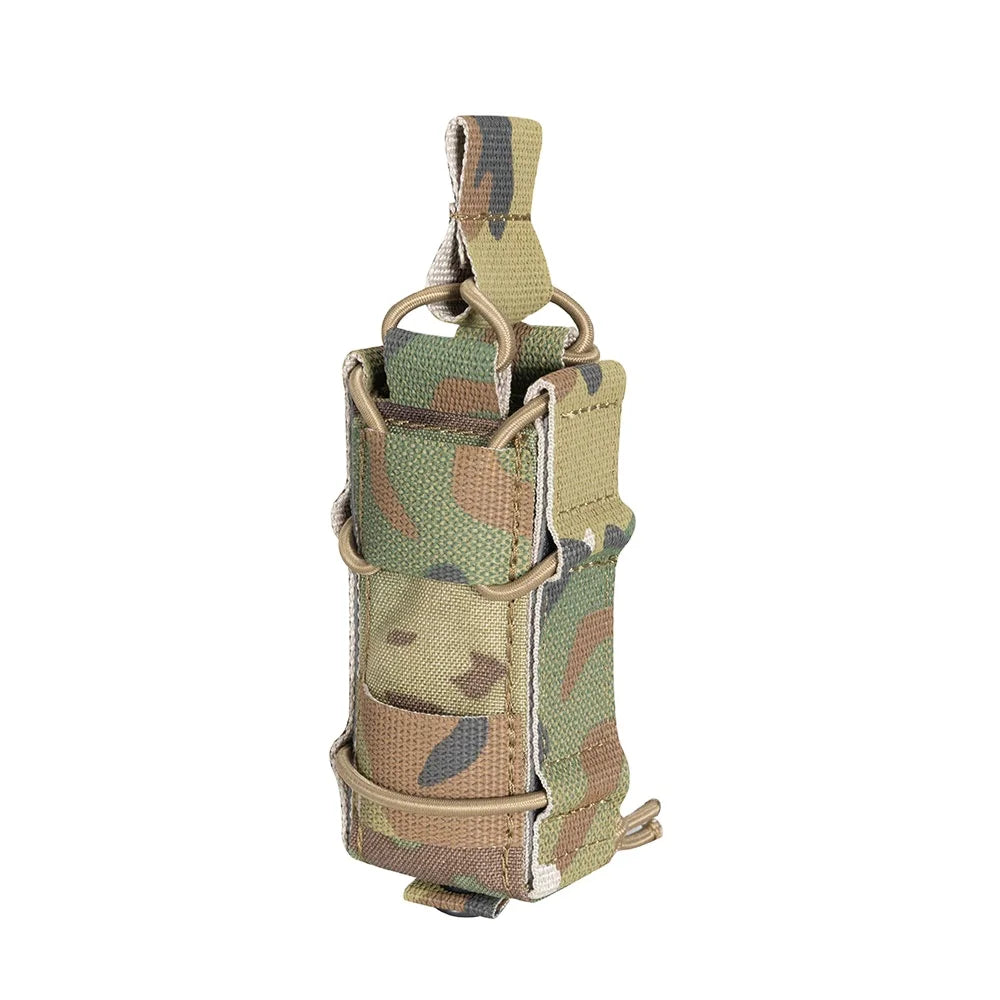 Custom 500D Cordura Nylon Tactical Molle Flashlight Pouch Holster Holder Mag Pouch for Hunting