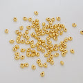 Macroporous Smooth Beads Retention Shaped Spacer Beads Accessories Brass Gold Plated Shaped Spacer Beads