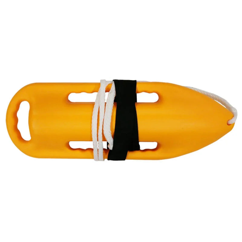 NiuFuRui Lifeguard Rescue Tube HDPE Material Yellow Non-Slip Design 1.5KG Flotation Water Security Buoy