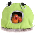 Pet Bird Supplies - Round Cozy Bird Nest Parrot Birdhouse with Insulated Cotton Bedding Bird Hammock