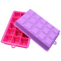 Wholesale Custom Reusable 15 Cavity Non-stick Silicone Ice Cube Tray Mold Silicon Ice Cube Maker