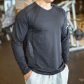 Men Clothes Athletic Shirts Wholesale Custom Fitness Gymwear Sport Blouse Tops Plain Long Sleeve Shirt for Men