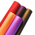 Translucent Synthetic Leather Holographic Glitter PVC Plastic Film Roll Sparkly Shiny Vinyl Fabric for Decorative Materials