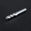 Cemented Tungsten Carbide  Cutters Flatten 3 Flute Hrc55 Square Solid End Mill