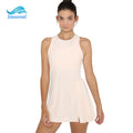 Fitness Custom Sport Wear Women Sleeveless Golf Dress Jersey Crew Neck Tennis Dress