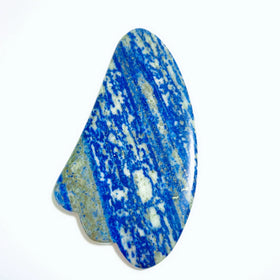 Huiying Natural Lapis Lazuli Gua Sha Stone Face Skincare Tool Claw Shape Guasha Anti Wrinkle Scraping Board Jade Facial Massage