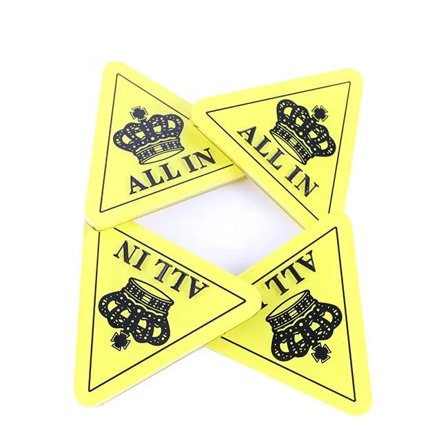 Factory Supply clear Acrylic All in Casino Dealer Button Poker Guard