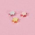 High Quality Mirror Polished Name Brand Laser Engrave Pendant Stainless Steel Custom logo Flat Star Charm for Jewelry Making