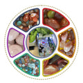 High Quality Round Polished Multi Color Agate Tumbled Stone Colored Crystal Usde to Fish tank Landscaping Gardening Decoration