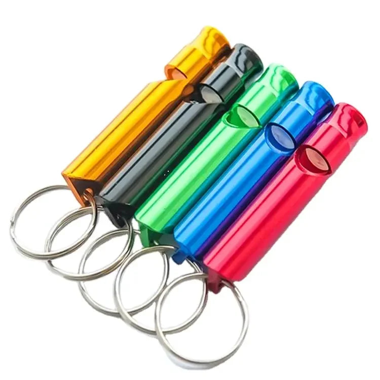 Bulk Survival Aluminum Emergency Whistle Metal Emergency Whistle in Bulk