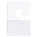 Clear Hook Hang Tabs Round Hole Self Adhesive Hanging Tabs Heavy Duty Sticky Adhesive Hang Tags for Retail Displays
