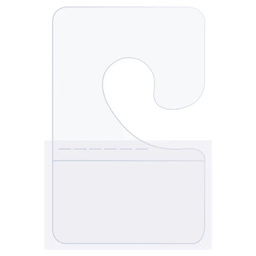 Clear Hook Hang Tabs Round Hole Self Adhesive Hanging Tabs Heavy Duty Sticky Adhesive Hang Tags for Retail Displays