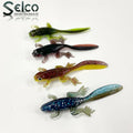Selco Hot Selling Pvc 3.8G Swim Bait Soft Plastic Worm Crappie Fishing Lures 8Cm Soft Bait