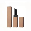 HUIHO Wholesale Brown Simple Magnetic Aluminium Empty Lipstick Tube Container for Cosmetics Use Manufacturer Supplier