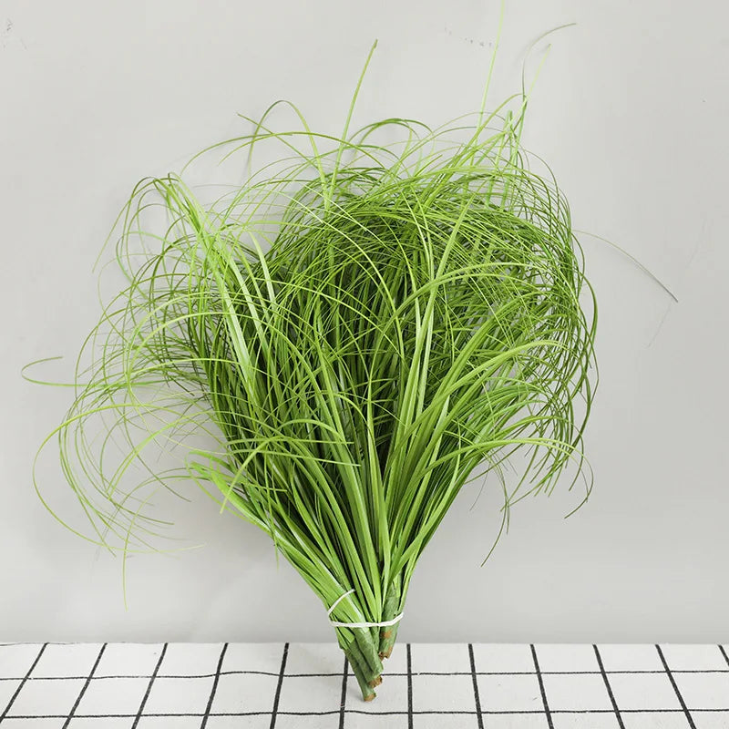 Wholesale Green Plants Faux Reed Pampas Grass Artificial Onion Grass for Home Decoration