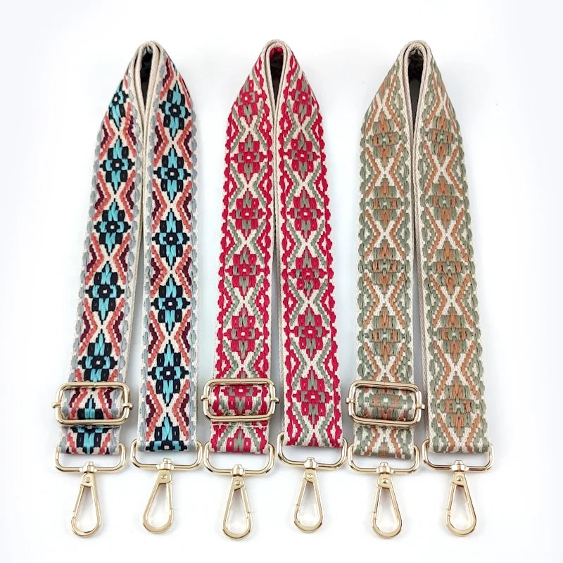 Deepeel BS547 3.8cm  Bag Accessories DIY Handbag Replacement Strap Durable Handbag Webbing Bag Strap Printed Shoulder Strap