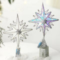 LED Colorful Iron Octagonal Star Tree Topper Starfor Christmas Tree Decorations