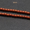 DIY Best Selling about 4mm red jasper agate Loose Beads for Garment Necklace Accessories crystal jewelry