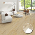 Oak Beige Warm Color Wood Look Waterproof Piso SPC Click 7 mm Thick 0.5mm Wear Layer Luxury SPC Vinyl Flooring