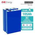 EVE EU Stock LF105 105Ah 4000 Cycles 3.2V LiFePO4 Battery for Home & Solar Energy Storage Systems EU Stock