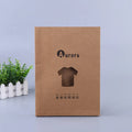 Custom Logo Brown Kraft Paper Big Size Envelope Bag With Ribbon Tie Closure Recycle Gift Packaging for Clothes and Socks