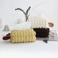 Wholesale Bubble Tissue Box Custom Logo Wall Mounted Toilet Paper Tissue Bag With Handle for Toilet Car