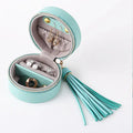 Travel Jewelry Organizer Small Mini Portable Jewelry Case for Rings Earrings & Necklace Jewelry Packaging Box and Bag