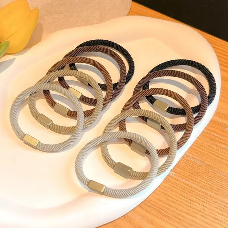 Small Stretchy Hair Ties for Kids Girl Customized Logo Girls Stretch Hair Accessories Elastic Bands