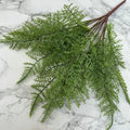 ID5000 Wholesale Popular Artificial Plants Real Touch Fern Leaf Green Leaves Wall Garden Home Decor