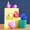 MUB Empty 25ml 30ml UV Coating Heart Shape Refillable Glass Perfume Bottle