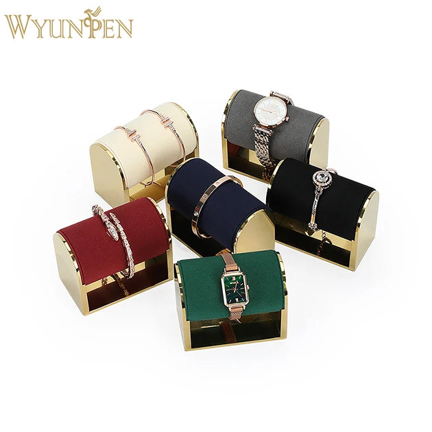 WYP Jewelry Bracelet Display Stand Metal Display Gold Bright Gold Bracelet Holder