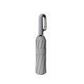 Automatic Waterproof Folding Umbrella 23 Inch Customized  Reinforced 10-Rib Black Glue Sun Protection Round Shape Iron Shaft