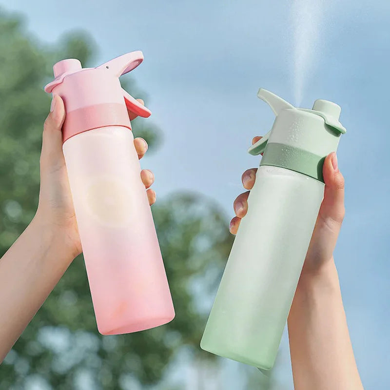 Drinking Mist Spray Water Bottle BPA Free Portable Tritan Plastic Box PC Promotional Bottle Sports Gym Minimalist Unisex