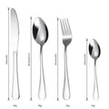 Eco-Friendly Stainless Steel Cutlery Storage Set Includes Spoon Fork Knife