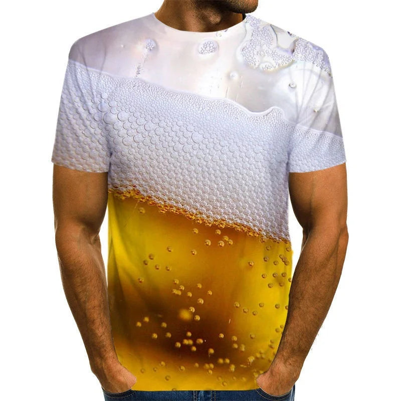 Unisex Men's and Women's Fashion T-Shirts 3D Graphic Print Casual Tops for Adults and Teens Digital Printing