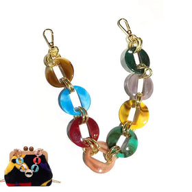 Dropshiping Custom DIY Cellphone Case Handbag Chain Acrylic Buckle Handles for Handbags and Bracelet in Stock