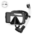 New Design Anti-Fog Low Volume Tempered Glass Waterproof Snorkel Mask Diving Snorkeling Set