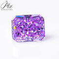 Size 8x10mm RADIANT CUT  5A+ New PURPLE Color CZ Zircon Stone Synthetic Gems Cubic Zirconia for Jewelry HOLYCOME