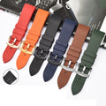 Premium FKM Rubber Watch Strap 19MM Quick Release Straight End Watch Band 21MM High Quality Silicone Rubber Wristband 23MM