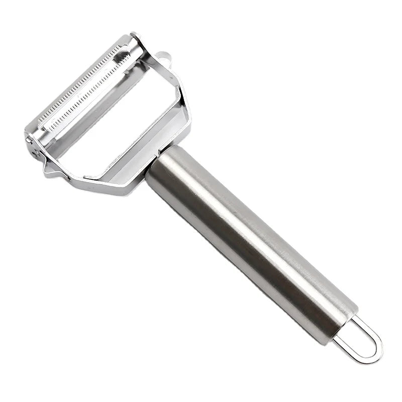 Dual Julienne & Vegetable Peeler Sharp Stainless Steel Potato Peeler for Kitchen Use