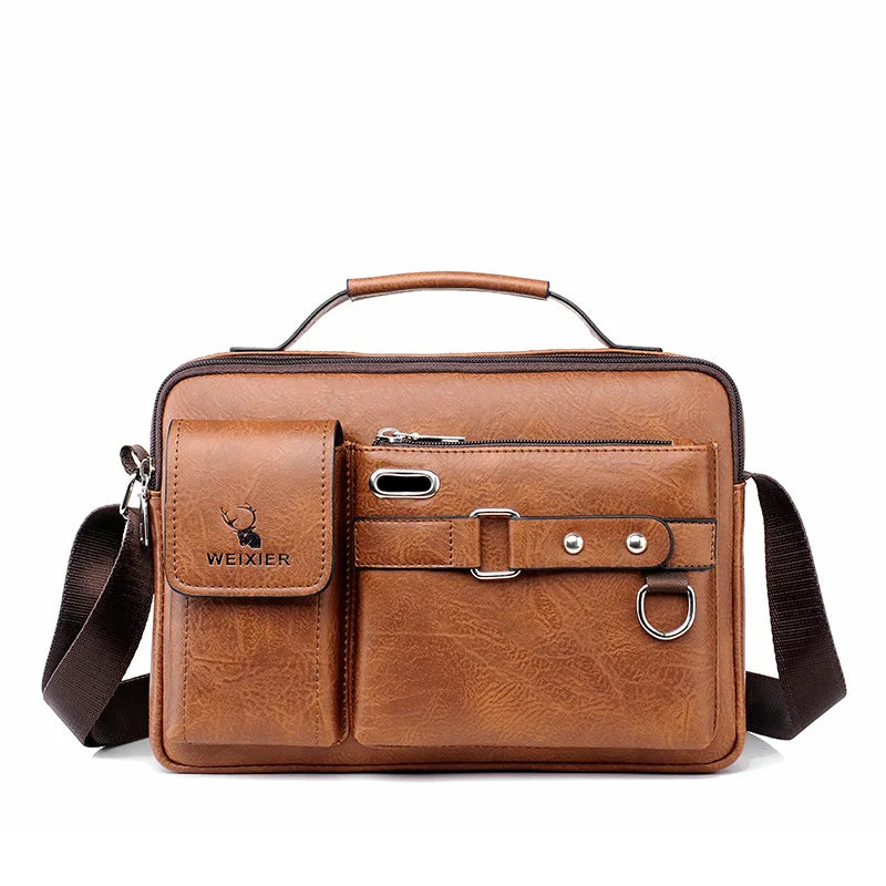 Leather Crossbody Men Messenger Bag Man Fashion Shoulder Bags Men's Travel New Handbags
