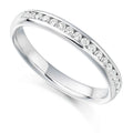 VOAINO Custom 18K 14K 9K Solid Gold 15 Points Round Lab Grown Diamond Jewelry Women Full Eternity Band Ring Wholesale