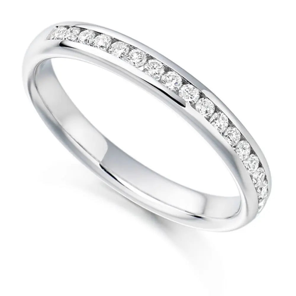 VOAINO Custom 18K 14K 9K Solid Gold 15 Points Round Lab Grown Diamond Jewelry Women Full Eternity Band Ring Wholesale