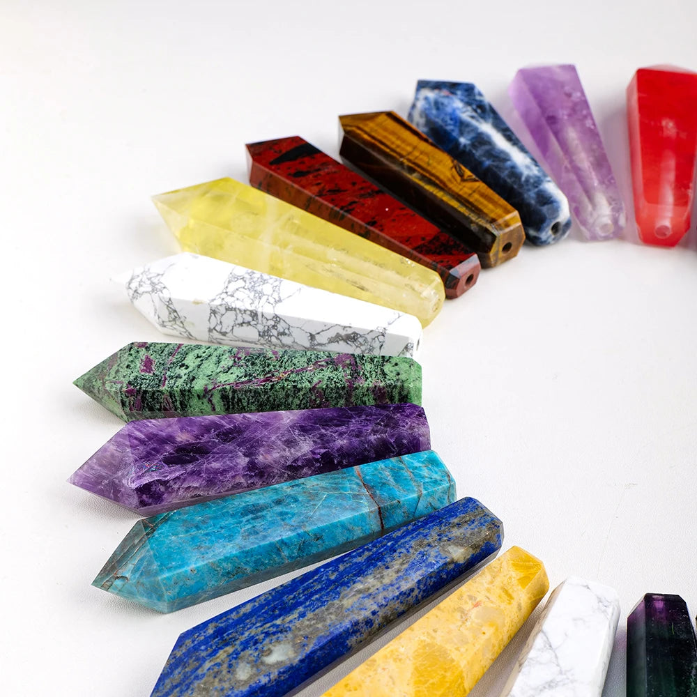 Natural Crystal Point Healing Crystal Crafts Gemstone Point for Men
